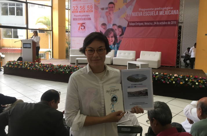 La maestra adnamantina, Lorena Rodríguez, viaja a México con sus talleres socioemocionales