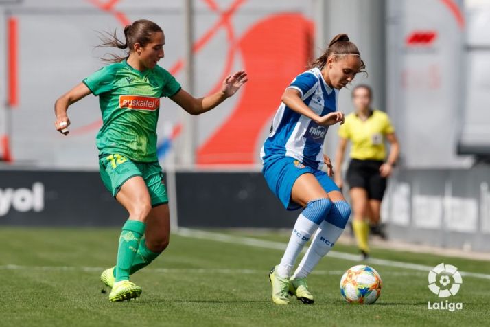 Lucía Rodríguez acumula 360 minutos, en 4 partidos, con la Real Sociedad. LaLiga