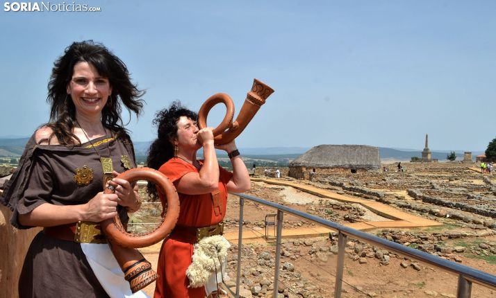 Una jornada de difusión en el yacimiento de Numancia. /SN