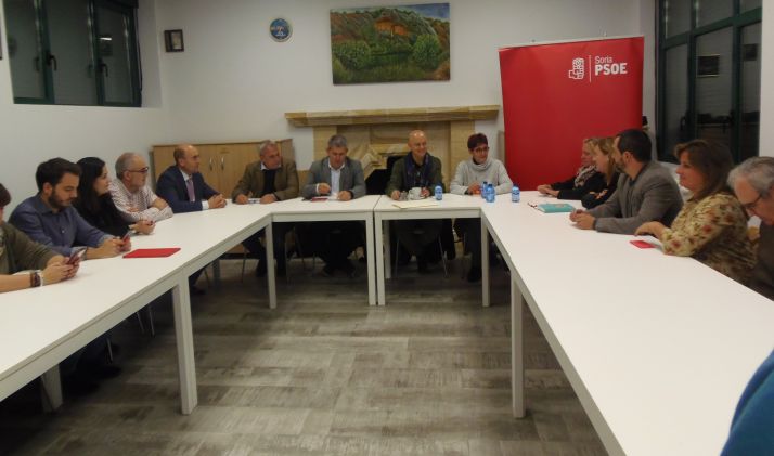 Odón Elorza apuesta por la regeneración democrática en su visita a Soria