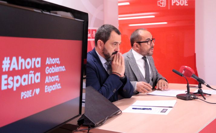 Javier Muñoz y Luis Rey este lunes. 