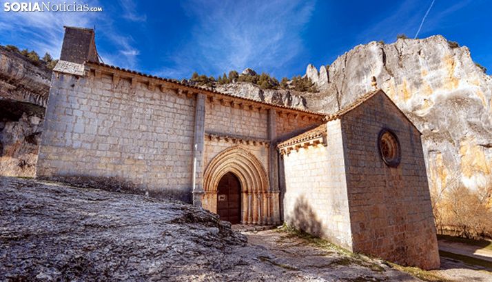 Ermita de San Bartolomé, en el Cañón del Río Lobos. /SN 