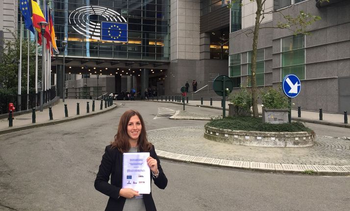 Sara Bianchi, coordinadora de la SSPA, en Bruselas. /FOES 