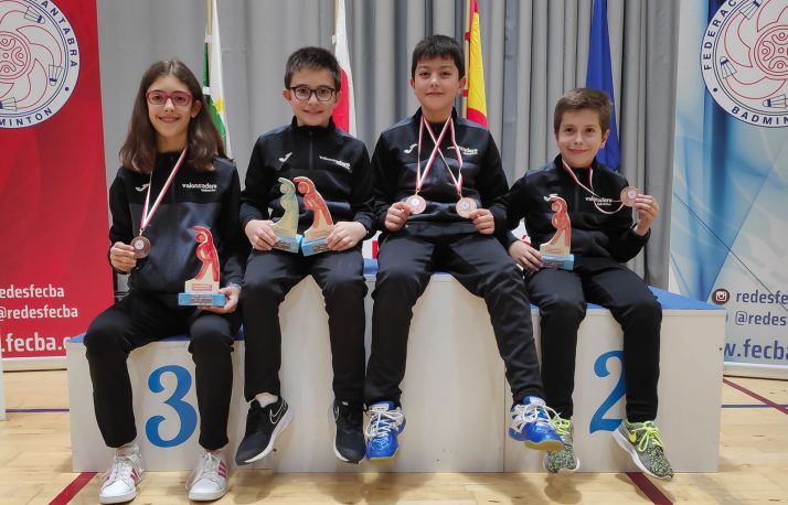 Irene Gárate, Hugo Sanz, Ian Antón y Miguel Pérez. /CVB