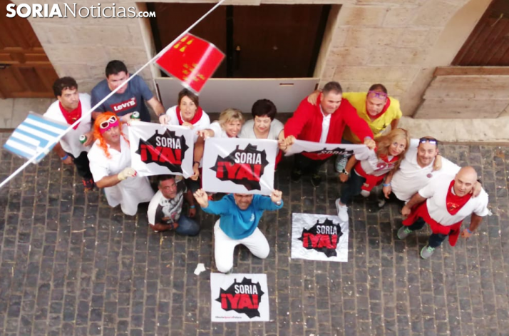Ágreda también se acuerda de la Soria Ya durante sus fiestas