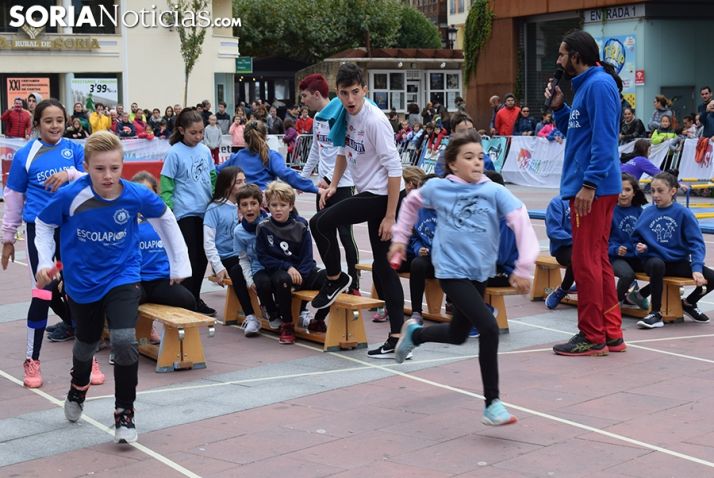 El CAEP lleva el atletismo al centro de Soria