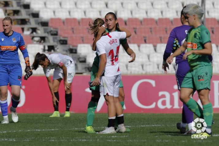 Marta Charle, con su asistencia, le da un punto al Parquesol y Lucía Rodríguez suma tres con la Real en Sevilla 