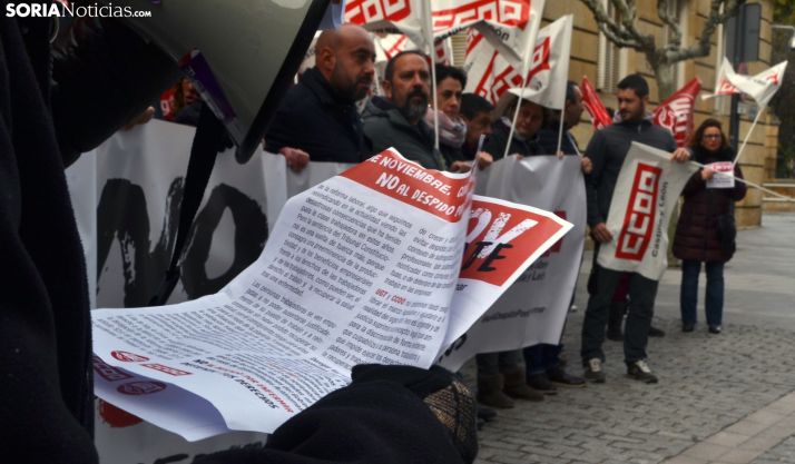 Una imagen de la concentración de este miércoles. /SN