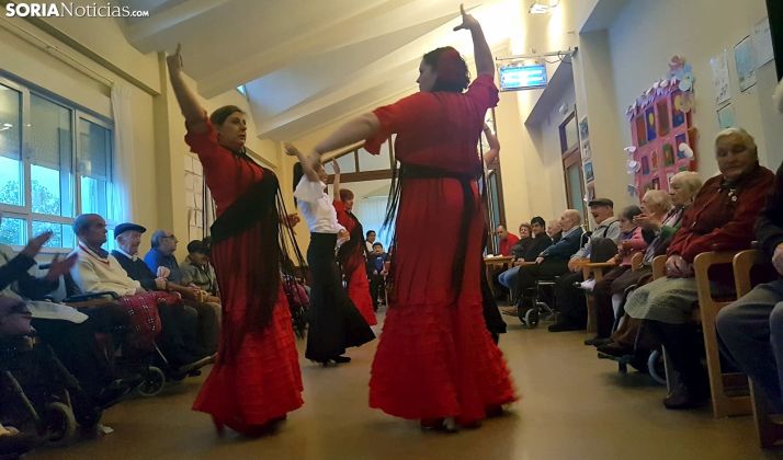 Imagen de la tarde de hoy en la residencia berlanguesa. /SN