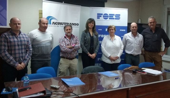Miembros de la junta directiva de AGRUTRANSO.