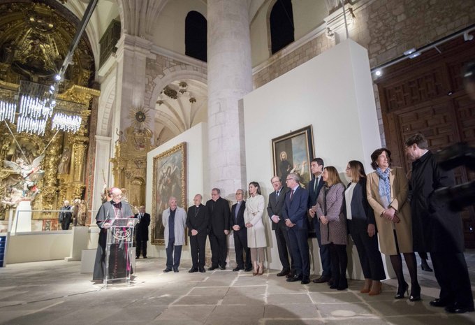 Imagen de la apertura de la muestra, en abril. 