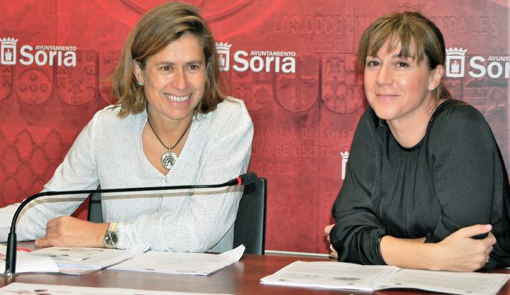 Sanz (izda.) y Lozano este lunes. /Ayto.