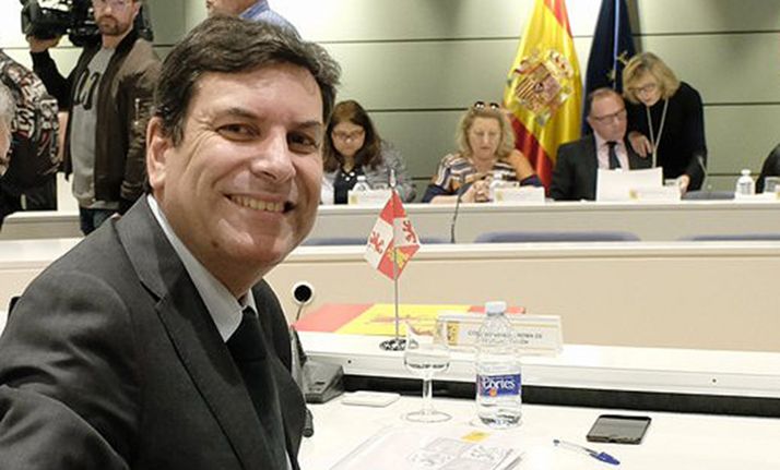 El consejero de Economía y Hacienda, Carlos Fdez. Carriedo