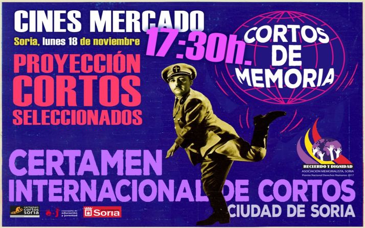 Esta tarde se proyectan los Cortos de Memoria