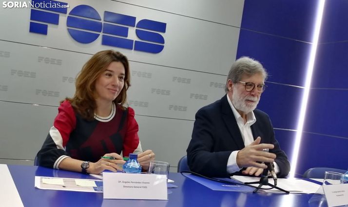 María Ángeles Fernández y Santiago Aparicio este viernes. /SN