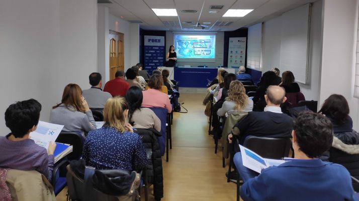 Una imagen de la jornada celebrada este martes en FOES. 