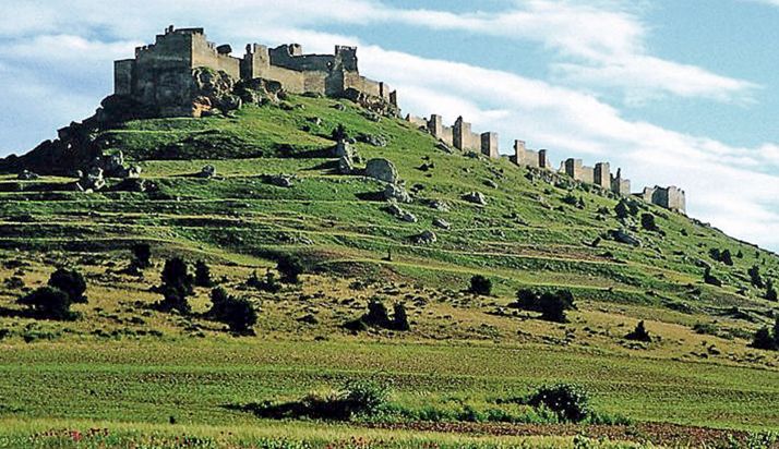 Imagen de la fortaleza medieval de Gormaz. 