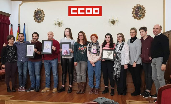 Imagen de la entrega de premios. 