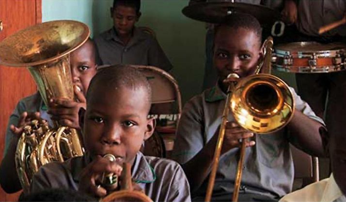 La proyección, en el Conservatorio. 
