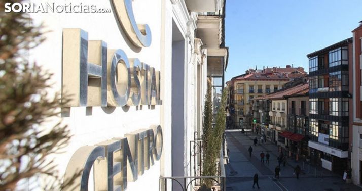 Un establecimiento hotelero en la plaza de Mariano Granados. /SN