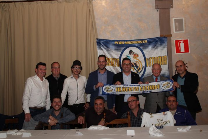 La Peña Madridista Alberto Vitoria de Ágreda nombra socio de honor a Antonio Ruiz