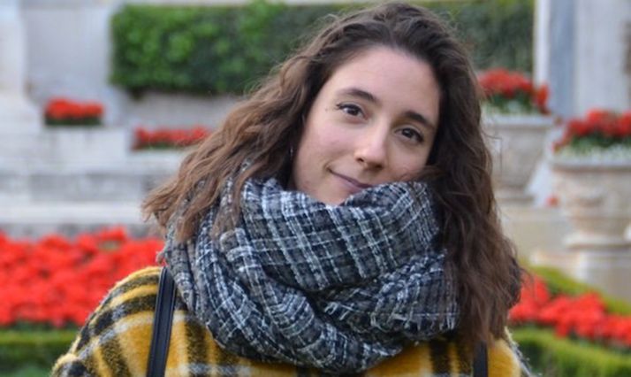 La periodista soriana Irene Ibáñez.