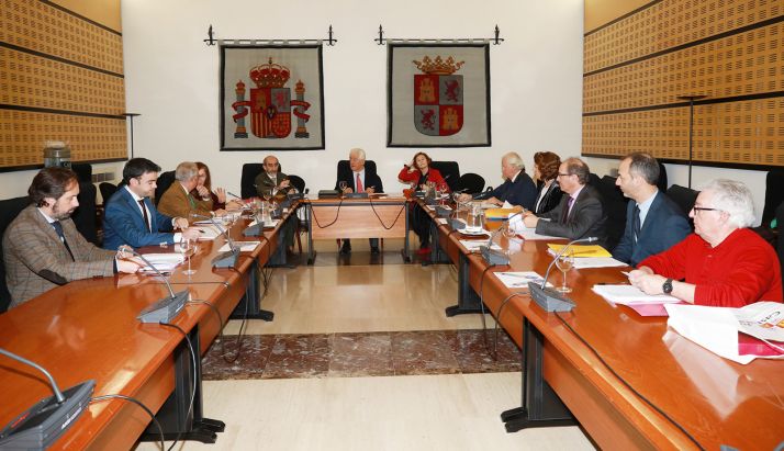 Imagen del jurado calificador este viernes. /Jta.