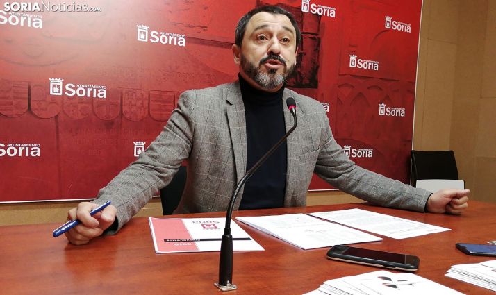 Javier Muñoz, concejal de Hacienda, este martes. /SN