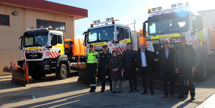 Visita de responsables de la Administración estatal a las instalaciones de Golmayo. /SdG