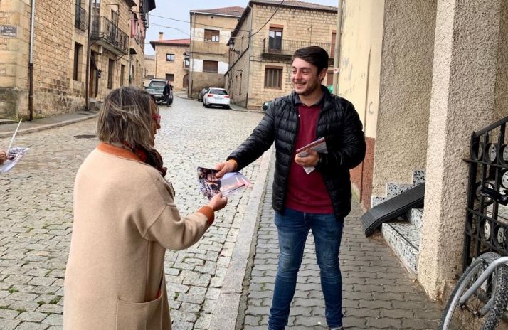 Rodrigo García (Cs) hace campaña en Pinares