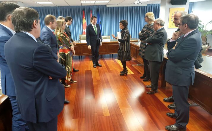 Imagen de la reunión entre ambas administraciones este martes. /Jta.