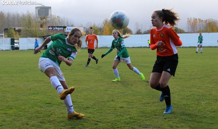 Uno de los lances del encuentro. /Bernat Díez