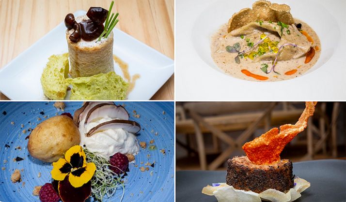 Cuatro de las tapas que pueden ser degustadas hasta el día 24. 