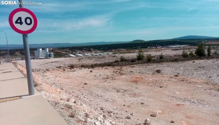 Una de las parcelas del polígono de Valcorba. /SN