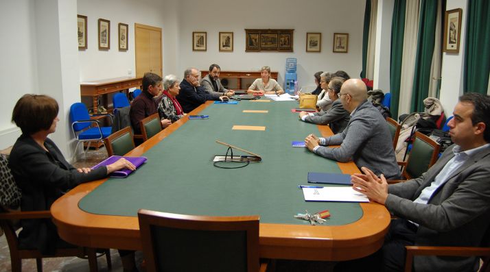 Una imagen de la reunión esta mañana. /Ayto.