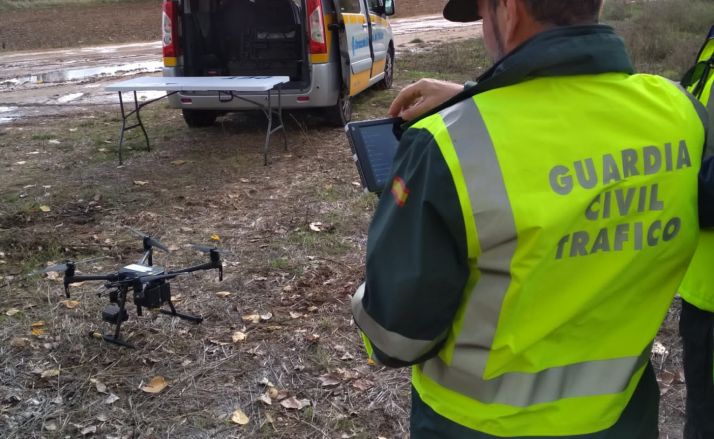 Los drones de la DGT vigilan las carreteras sorianas desde el cielo