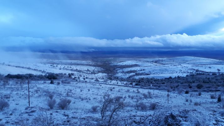La nieve hace su presencia en Soria