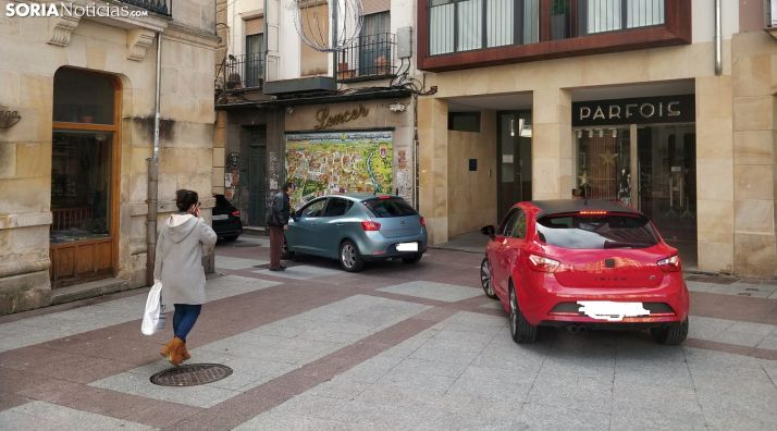 Tres vehículos son sorprendidos en el Collado de Soria