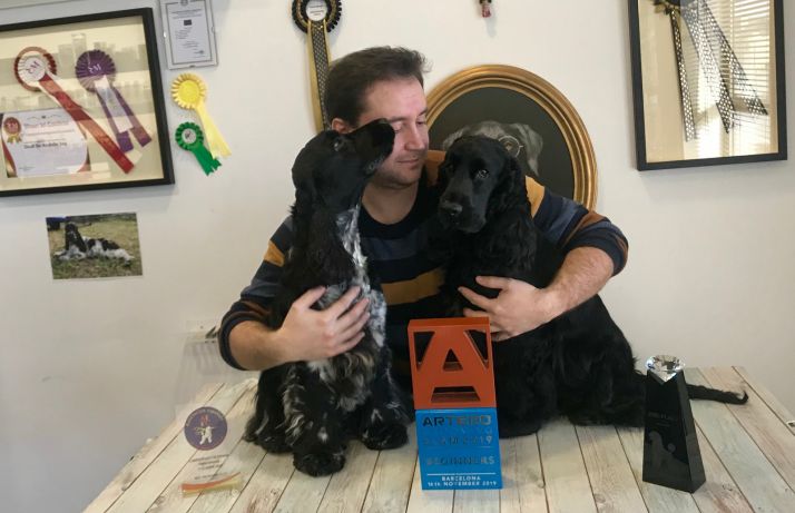 El soriano Carlos Romera, nominado a peluquero canino revelación nacional
