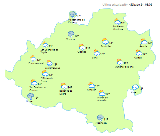 Continúa la inestabilidad pero suben algo las temperaturas