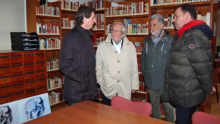 Responsables municipales y de FUNDOS en su visita a las instalaciones este jueves. /Ayto.