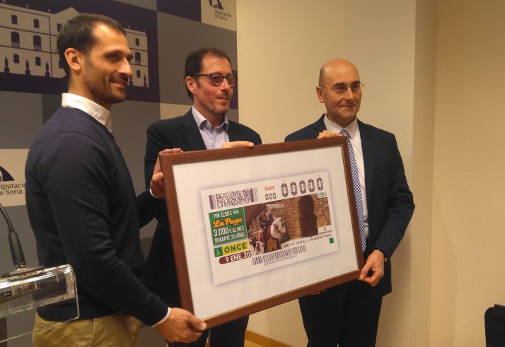 El Arco Califal de Ágreda repartirá suerte a través de 5 millones de cupones de la ONCE