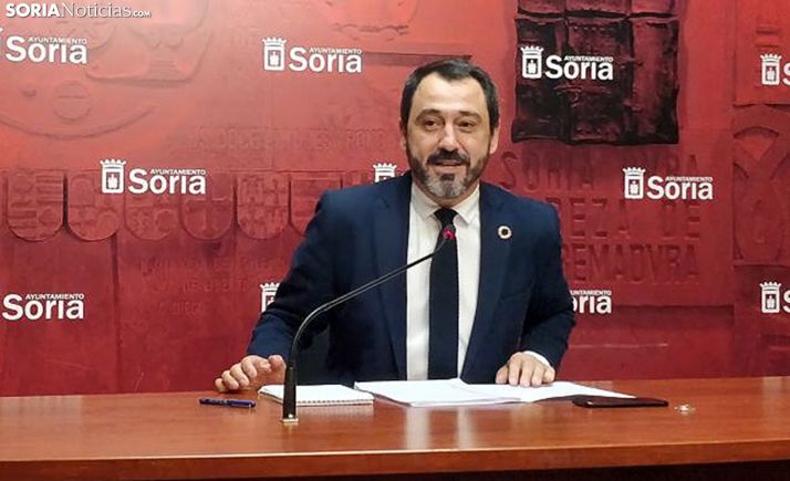 Javier Muñoz este lunes en rueda informativa. /SN