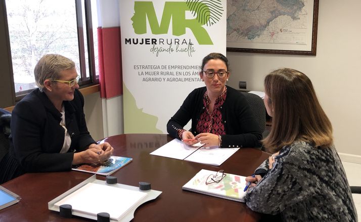 Una imagen del encuentro este jueves con Vitartis. 