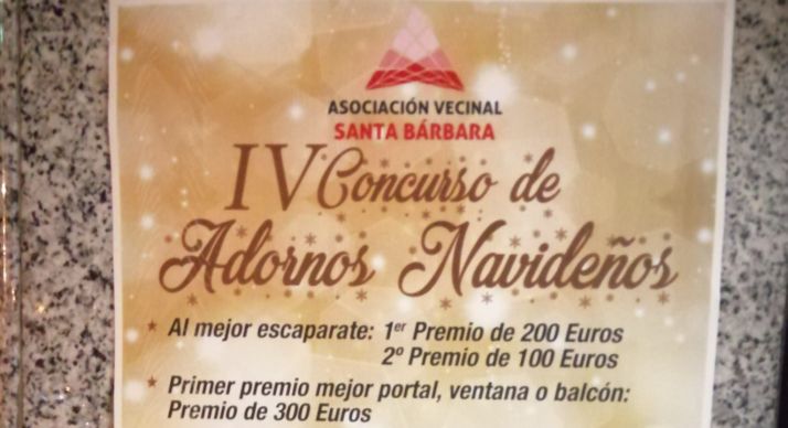 Los vecinos de Santa Bárbara trabajan para ganar el IV Concurso de adornos navideños