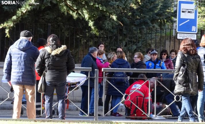 Un turismo atropella a una jubilada en la avenida Duques de Soria