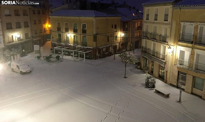 Nieve, más intensa en el este provincial