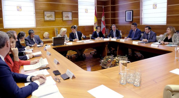 Imagen de la reunión de Coordinación Territorial esta tarde. /Jta.