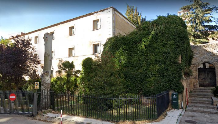 Imagen del edificio donde estaba ubicado el bar del CUS. 