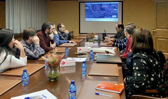 La reunión celebrada entre la Cámara y Asden. /CCISS
